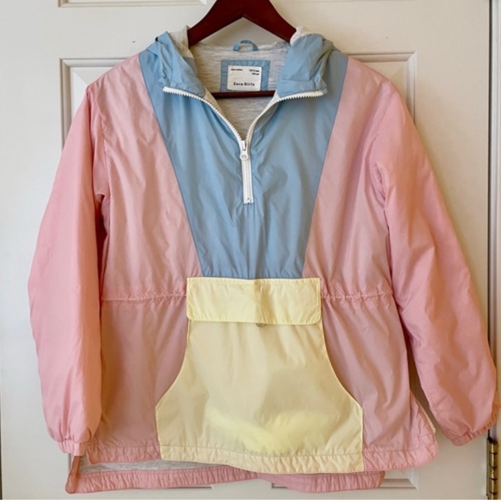 Zara Colorblock Windbreaker Jacket